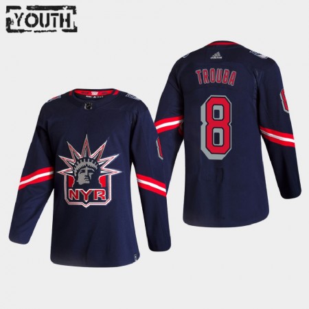 Camisola New York Rangers Jacob Trouba 8 2020-21 Reverse Retro Authentic - Criança